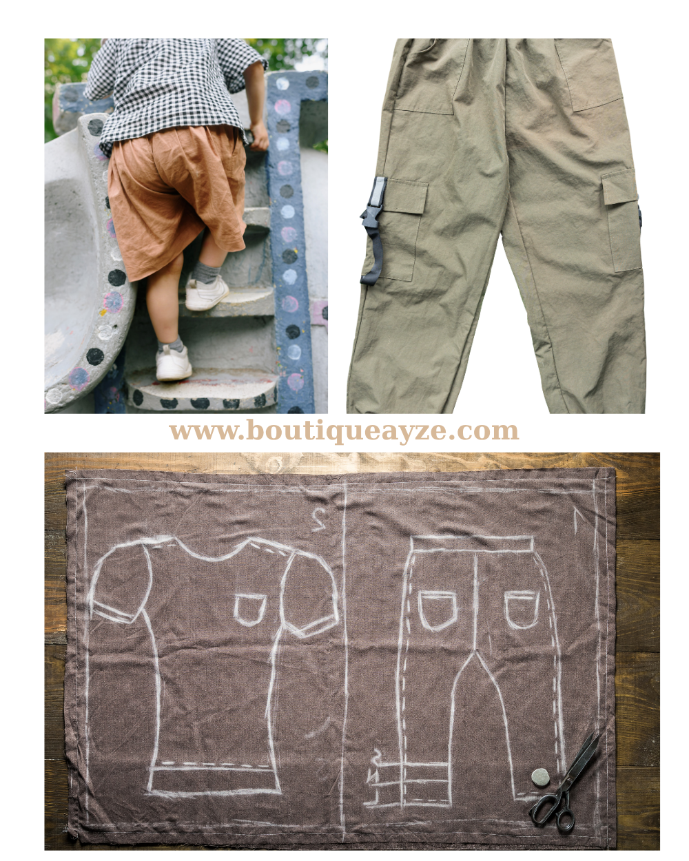 Réparation de vêtements garçon